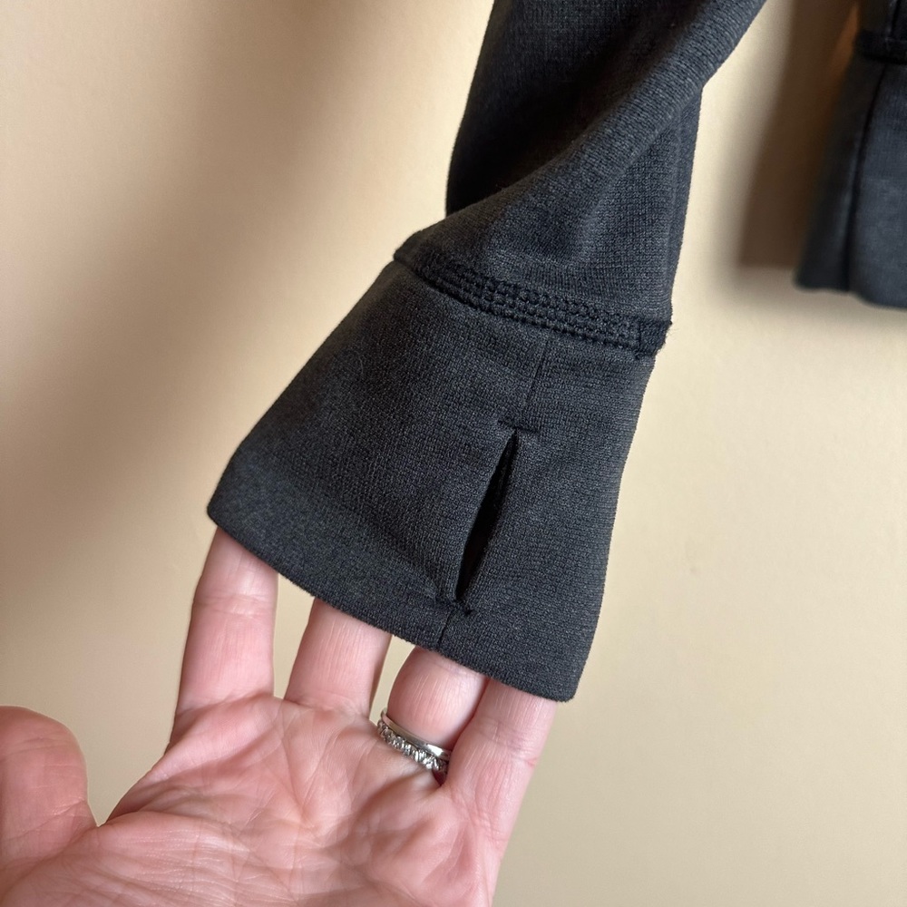 North Face Gray Funnel Neck Hoodie Pullover Sweatshirt Women’s Size Medium - Picture 5 of 15